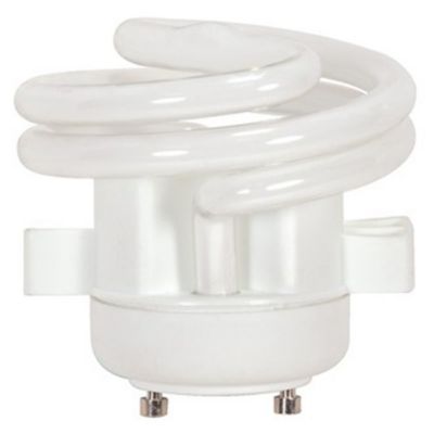 18W 120V T2 GU24 Spiral Squat CFL Bulb by SATCO Lighting - Starlight Lighting USA and Canada